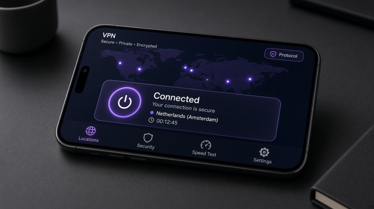 快连 APP 统计对比界面示意